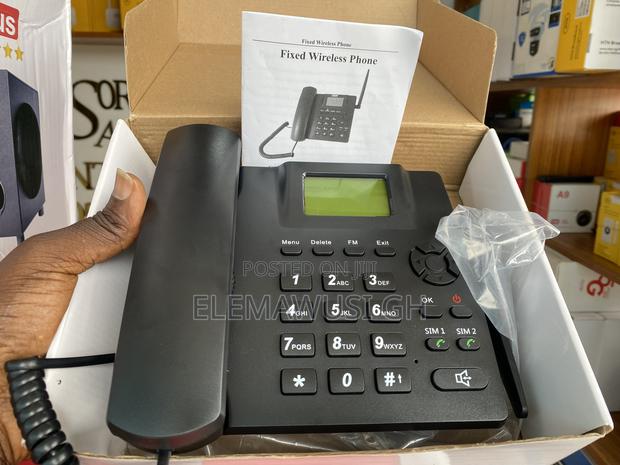 Dual Sim Card Landline Telephone With Inbuilt Radio · Photo 4