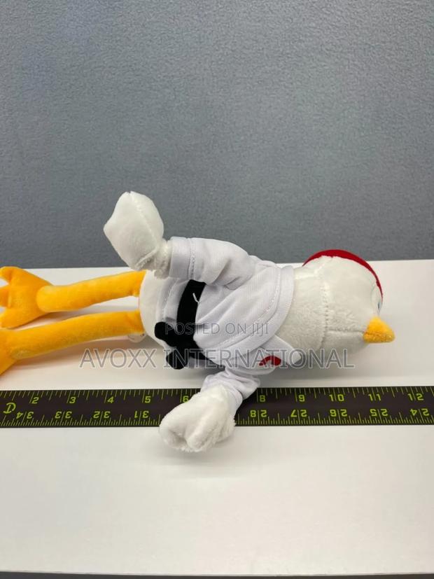 Flying Karate Coop Chicken Slingshot Rubber Stretch Arms Plush Toy photo 3