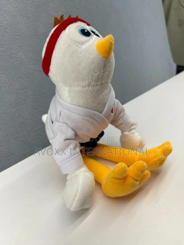 Flying Karate Coop Chicken Slingshot Rubber Stretch Arms Plush Toy photo 5