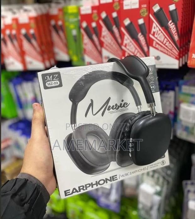 Mz-09 Wireless Over-Ear Headphones, Noise-Cancelling, Bluetooth Gaming · Photo 4