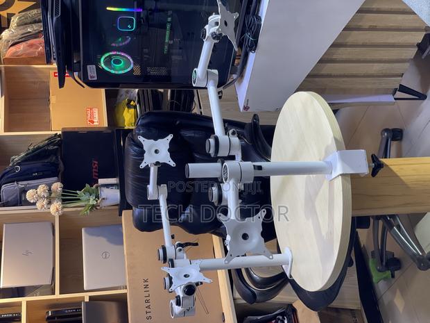 “Gotessons Silver Aluminium Monitor Arm – Adjustable Durable Stand” photo 10