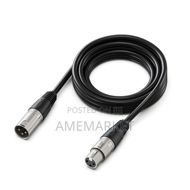 XLR Microphone Cable Male to Female Cord , Speaker Cable, Mic. Black · Photo 2