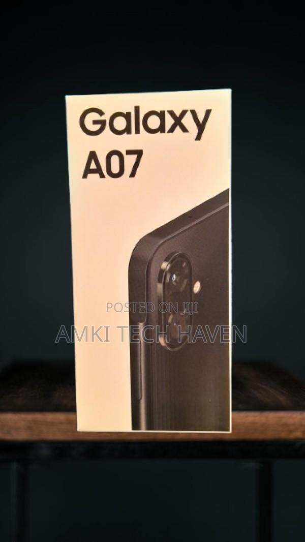 New Samsung Galaxy A07 4G 128 GB Black