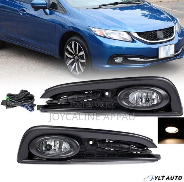 Honda Civic 2013 to 2015 Fog Light and Cover Complete
