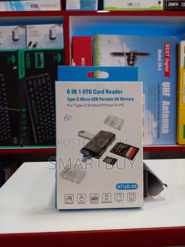 6-in-1 Type-c Otg Card Reader – All-in-one Solution