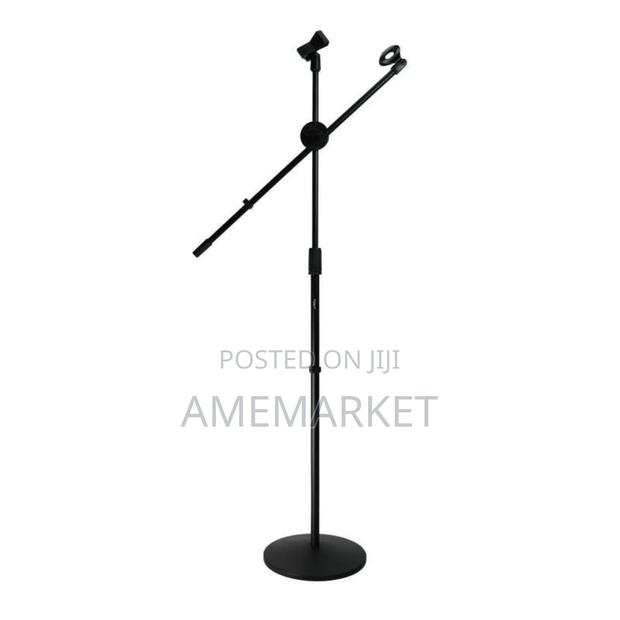 Round Metal Base Stage Microphone Stand · Photo 2