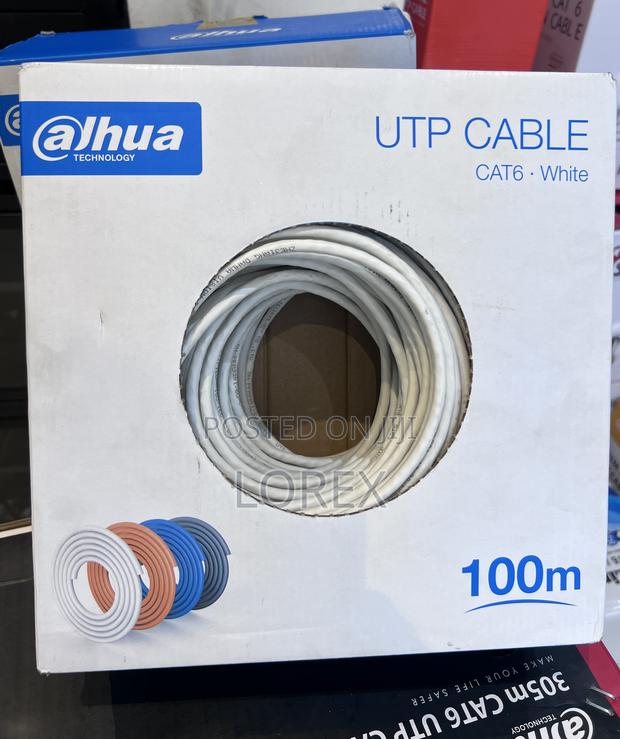 Dahua Cat6 Cable 100m Pure Copper Pfm920i-6un-C-100 · Photo 3