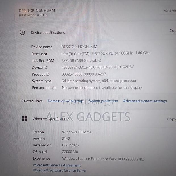 Laptop HP ProBook 450 G5 8GB Intel Core I5 SSD 256GB photo 3