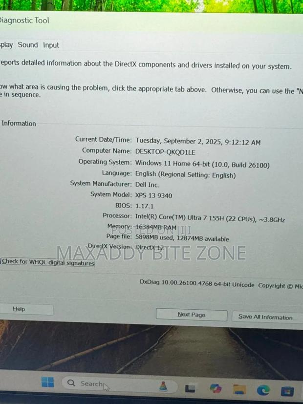 Laptop Dell XPS 13 9340 16GB Intel Core Ultra 7 SSD 512GB photo 6
