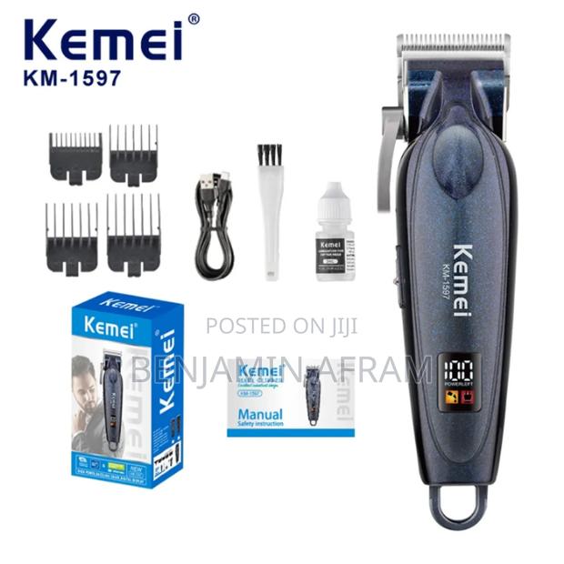 Rechargeable Portable Barbering Machine Km-1597 · Photo 4