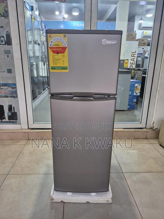 Sigma 135liters Double Door Fridge With Top Freezer