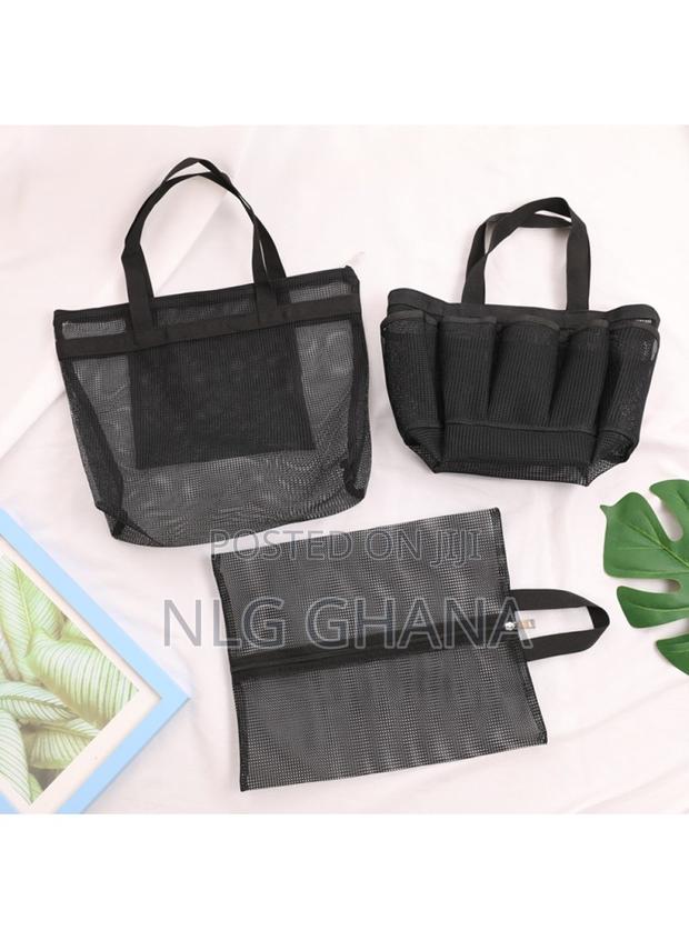 PCS Bath Sauna Mesh Bag Travel Makeup Tote Bag. Tvx27373 · Photo 1