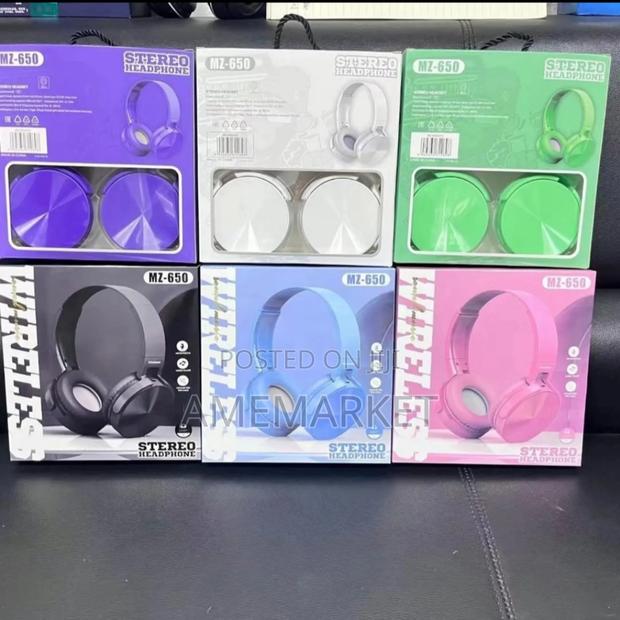 Mz-650 Bluetooth Headset Headband Bass Cell Phone Wireless Headset · Photo 4