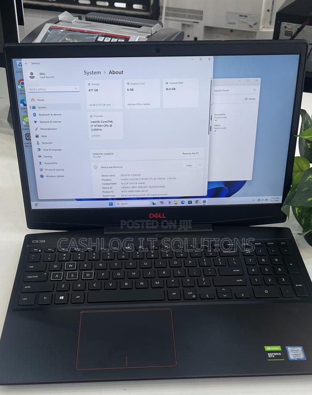 Laptop Dell G3 15 3590 1GB Intel Core i7 SSD 512GB