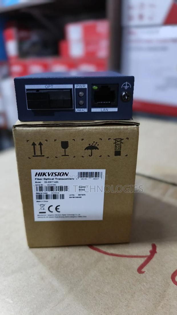 Hikvision Ds-3d01t-A(B) 20km 100mbps Fiber Media Converter Transceiver · Photo 4