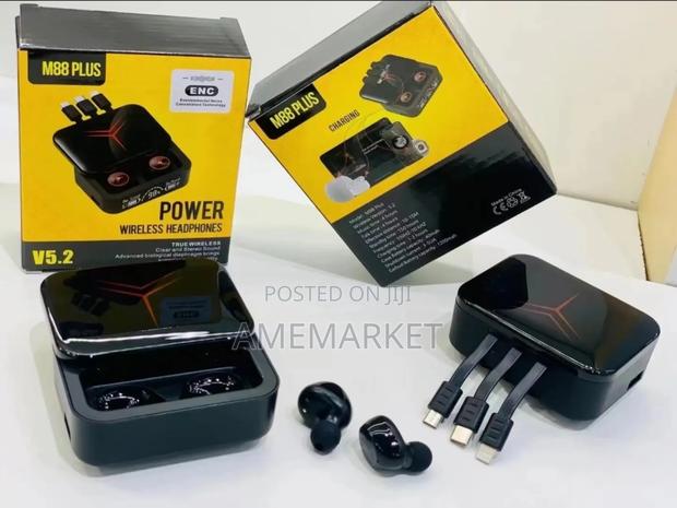 M88 Plus Earbud Earphones Led Digital Display Earbuds With Power Bank · Photo 4