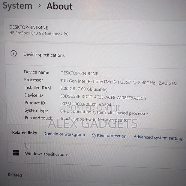 Laptop HP ProBook 640 G8 8GB Intel Core I5 SSD 512GB photo 3