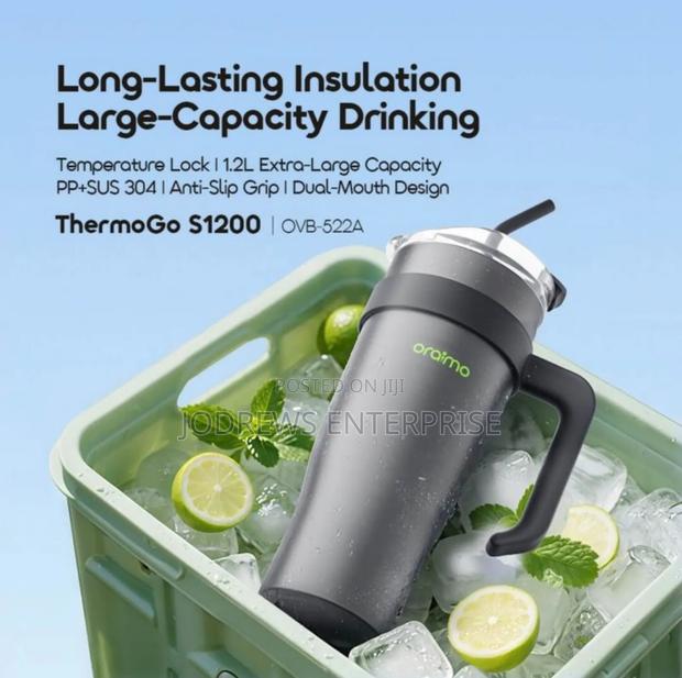Oraimo Thermogo S1200 1.2l Extra Large Insulated Water Bottle photo 5