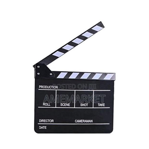 Movie Clap Board, Hollywood Clapper Board Wooden for Film Making · Photo 2