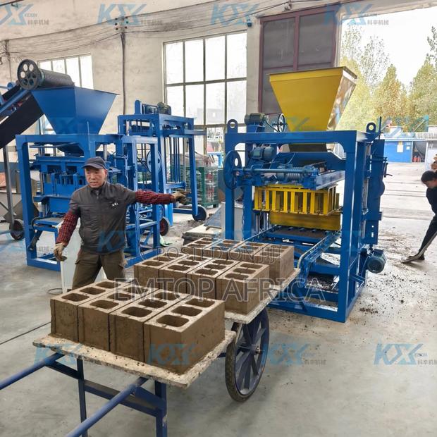 Kexun 4-15 Block Making Machine Automatic Brick Molder High Production