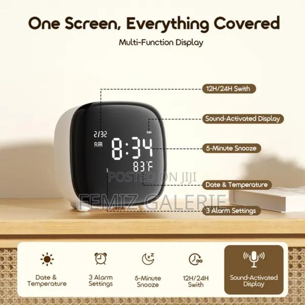 Oraimo Clockpoint Plus Multi-use Rechargeable Digital Clock photo 6