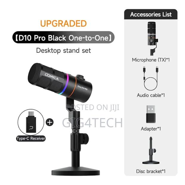 Comica Ejoy D10 Pro (D) Dynamic Wireless and Usb-C Microphone photo 3