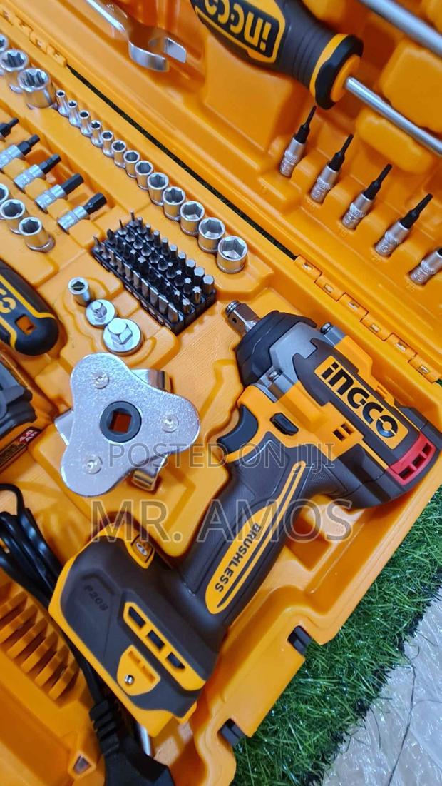126 PCS Wrench Tools Set + 1350nm Cordless Impact Wrench - Hkthp31261 photo 2