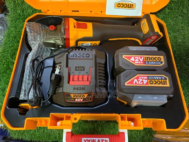 1280w Cordless 42v Angle Grinder With 29pcs Accessories -Cagli photo 2