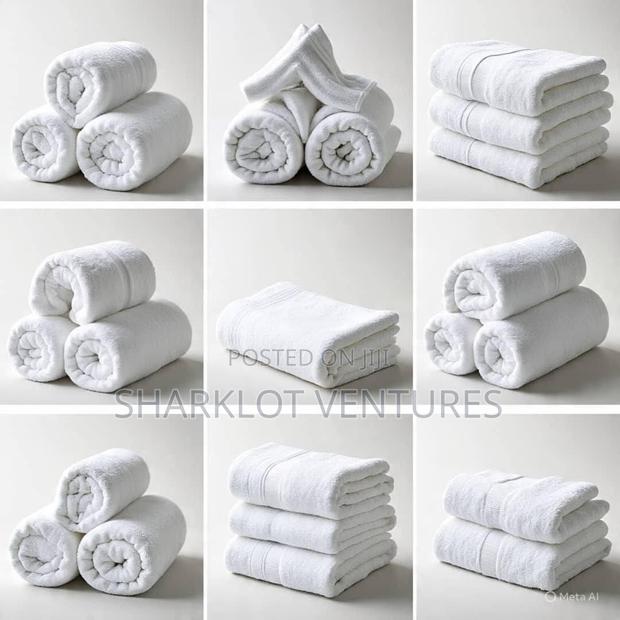 Pure Cotton Shower Towel for Hotels, Apartments Etc. photo 2