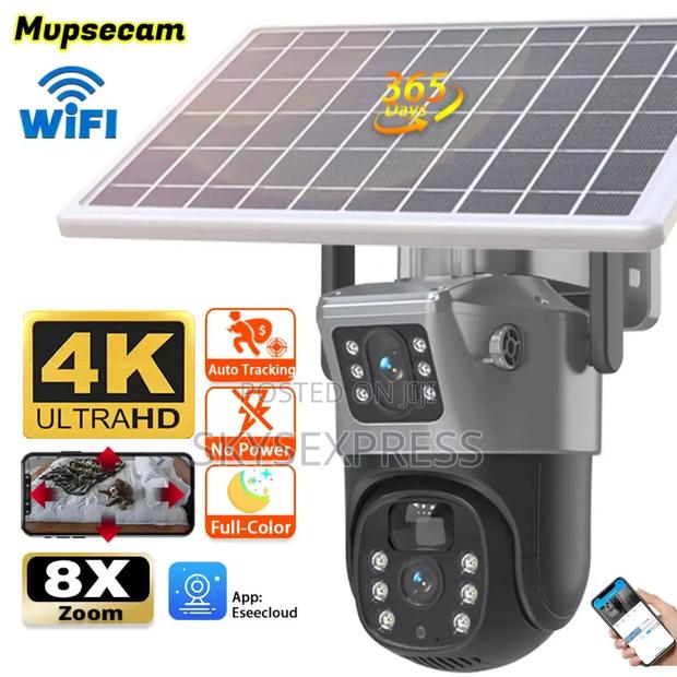 Dual Lense 4g PTZ Solar Camera photo 2