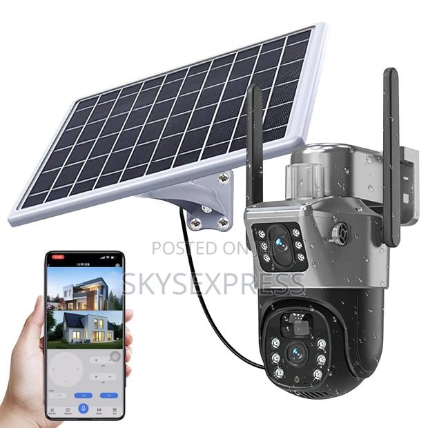 Dual Lense 4g PTZ Solar Camera photo 3