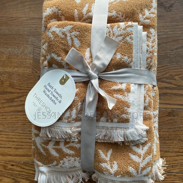 Threshold 6pc Butterscotch Yellow Cotton Towel Set photo 2