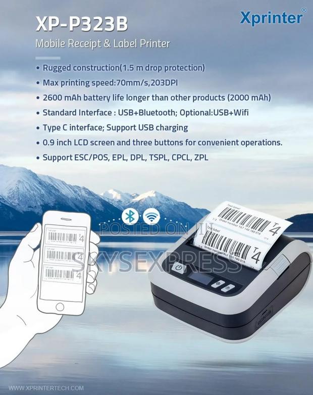 Mobile Bluetooth Lable Printer photo 2