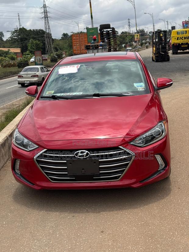 Hyundai Elantra Limited 2018 Red