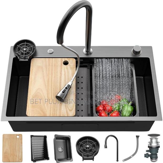 Luxury Sink With Pull Out Tap_complete_smart Kitchen Sink · Photo 2