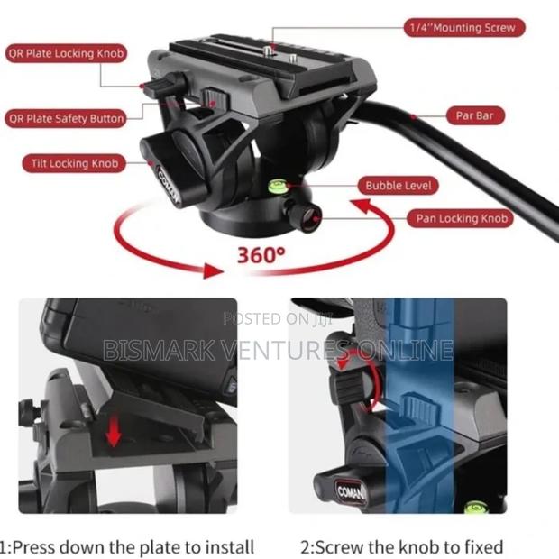 Heavy Duty Aluminum Tripod, Home Use photo 4