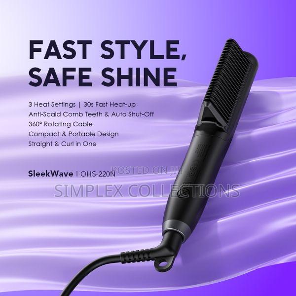 Oraimo Sleekwave Hair Straightener Brush photo 4