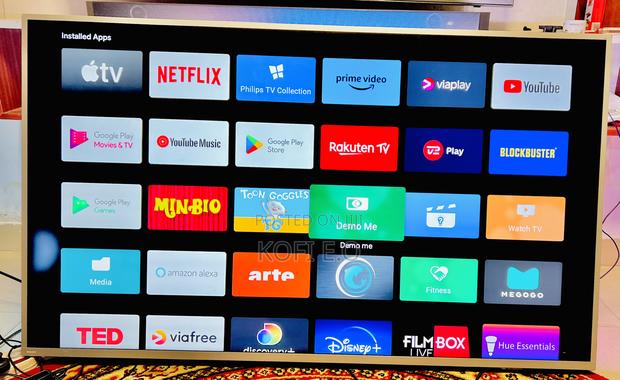 Uk Used Phillips 58in Android Smart Uhd Digital Satellite Tv