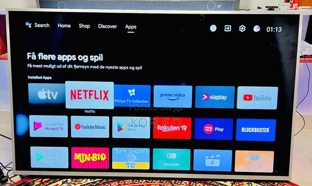 Uk Used Phillips 58in Android Smart Uhd Digital Satellite Tv photo 2