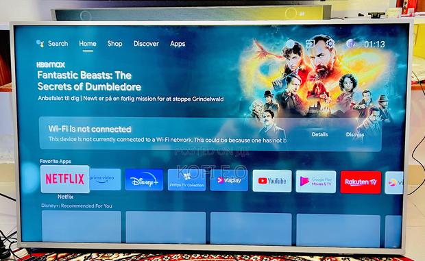 Uk Used Phillips 58in Android Smart Uhd Digital Satellite Tv photo 3