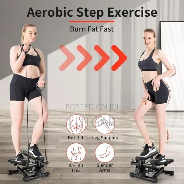 Adjustable LCD Step Height Weight Loss Equipment
