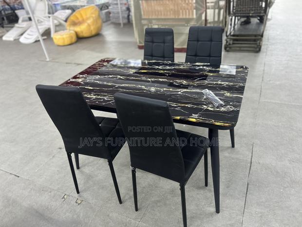 Glass Dining Table (With 4 Chairs) photo 2