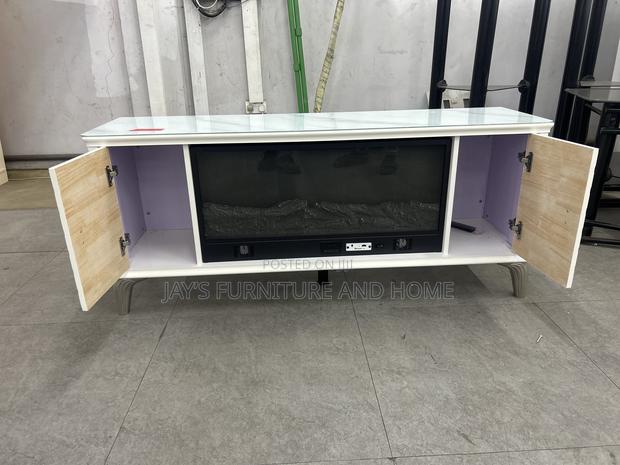 Tv Stand With Led Fireplace photo 2