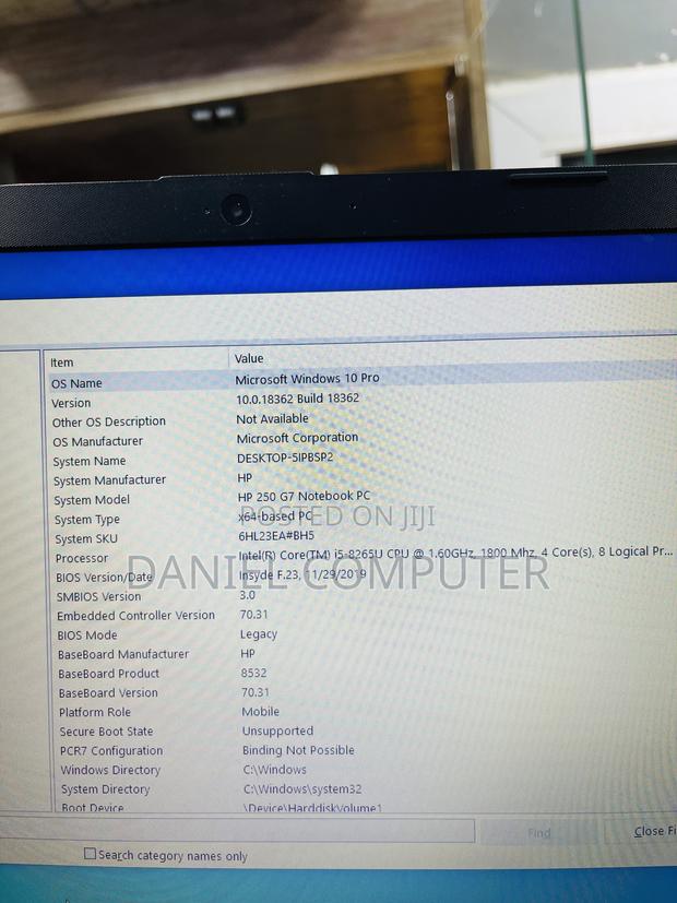 Laptop HP 250 G7 8GB Intel Core I5 HDD 1T photo 11