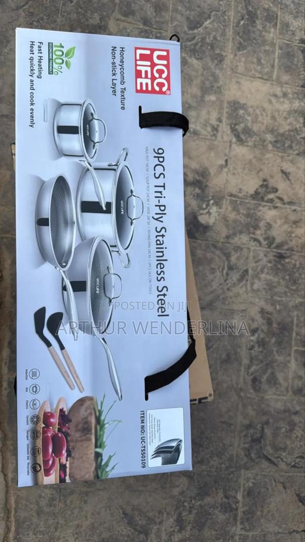 Uuuc Life Cooking Ware 9 Pieces Stainless Steel · Photo 2