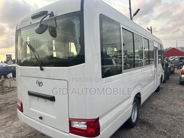 New Toyota Coaster 2024 White