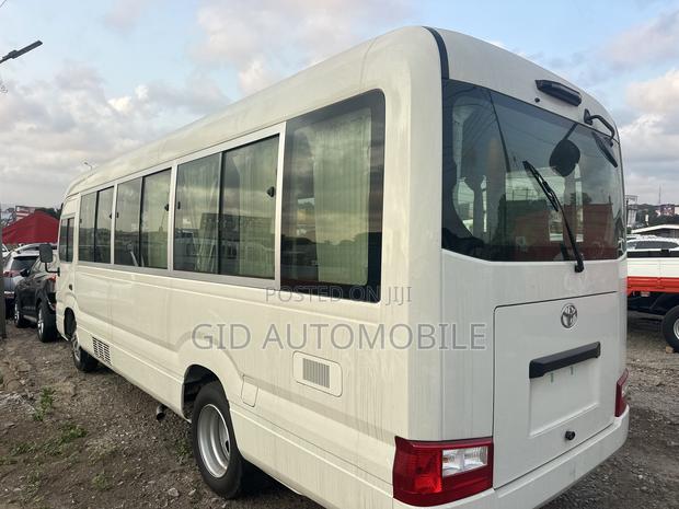 New Toyota Coaster 2024 White