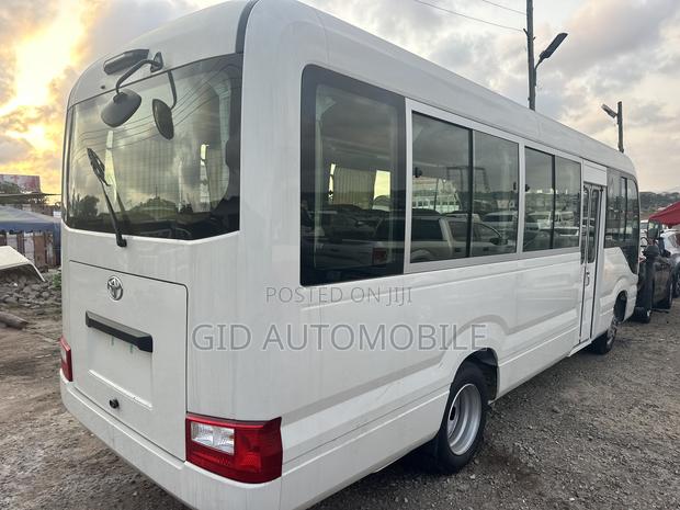 New Toyota Coaster 2024 White