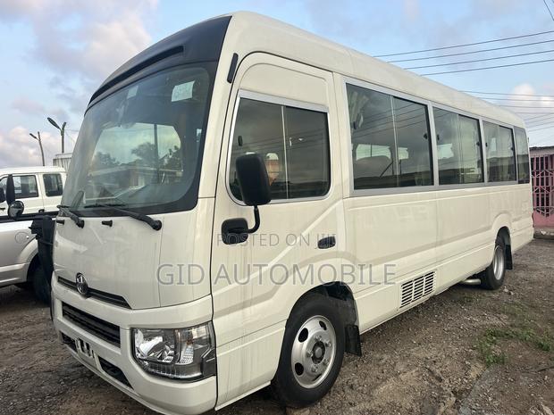 New Toyota Coaster 2024 White