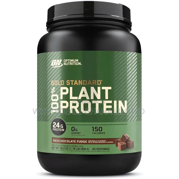 Gold Standard 100% Plant Protein| 0-sugar| 0-fat| 0-lactose| 0-gluten